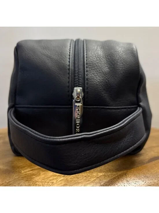 Sephora Blue Cosmetics Toiletry Travel Zipper Women's Makeup Men's Shaver Bag - Picture 4 of 7